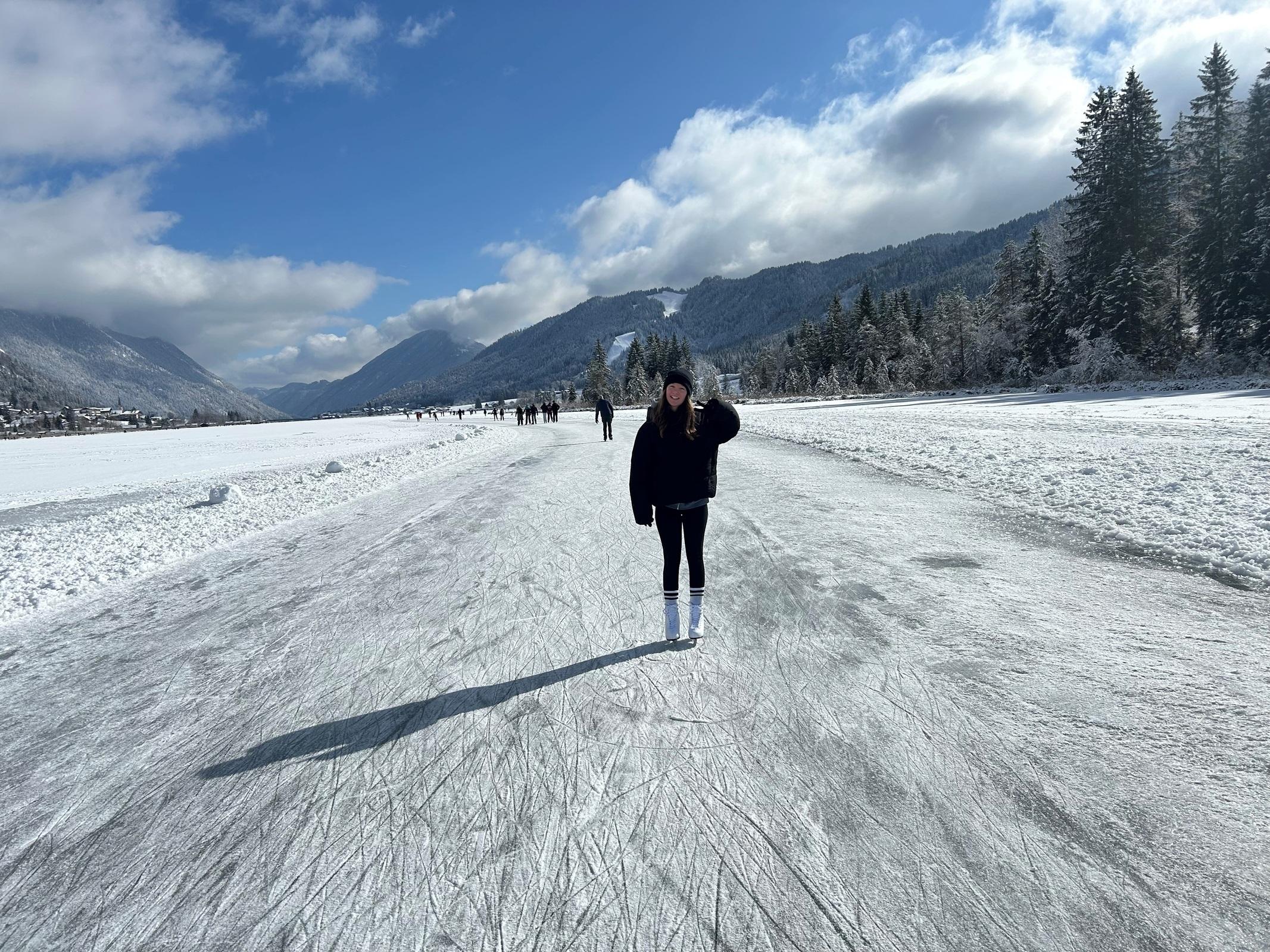 Ice skating
