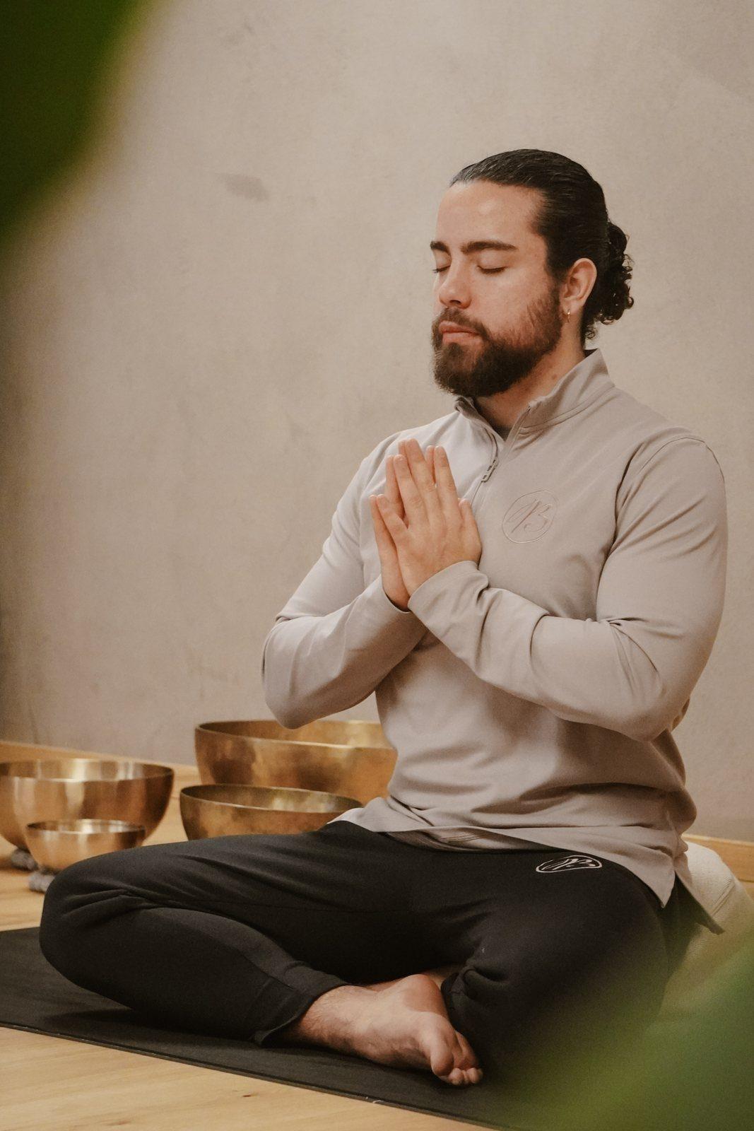 Silent meditation with Tobi