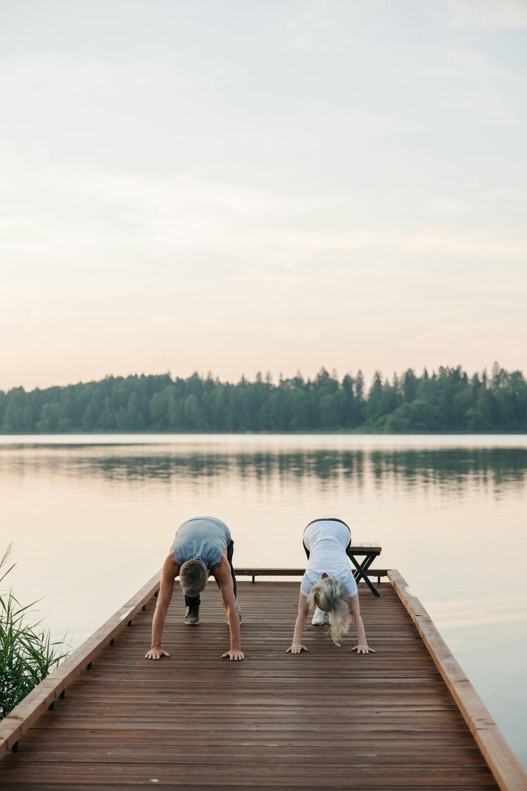 Mindful triathlon in the morning with Maria