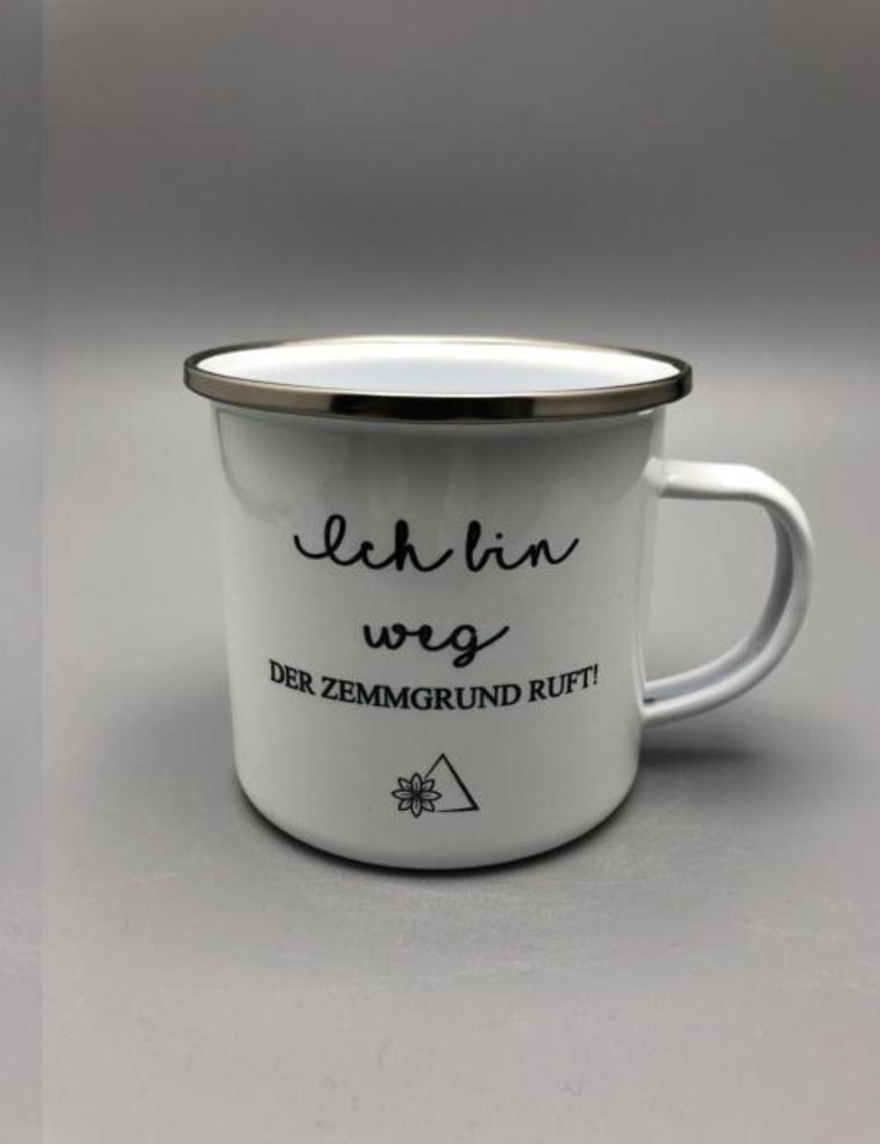 GrawandEmailtasse 300ml Ich bin weg der Zemmgrund ruft