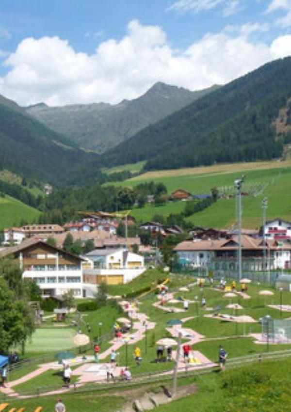 Spaß beim Minigolf
