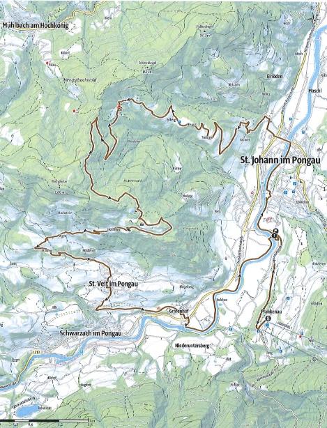 E-bike tour: Rettenebenalm/ St. Veit im Pongau - difficult