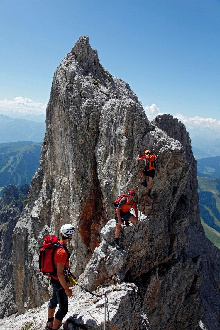 Königsjodler via ferrata Hochkönig - difficult