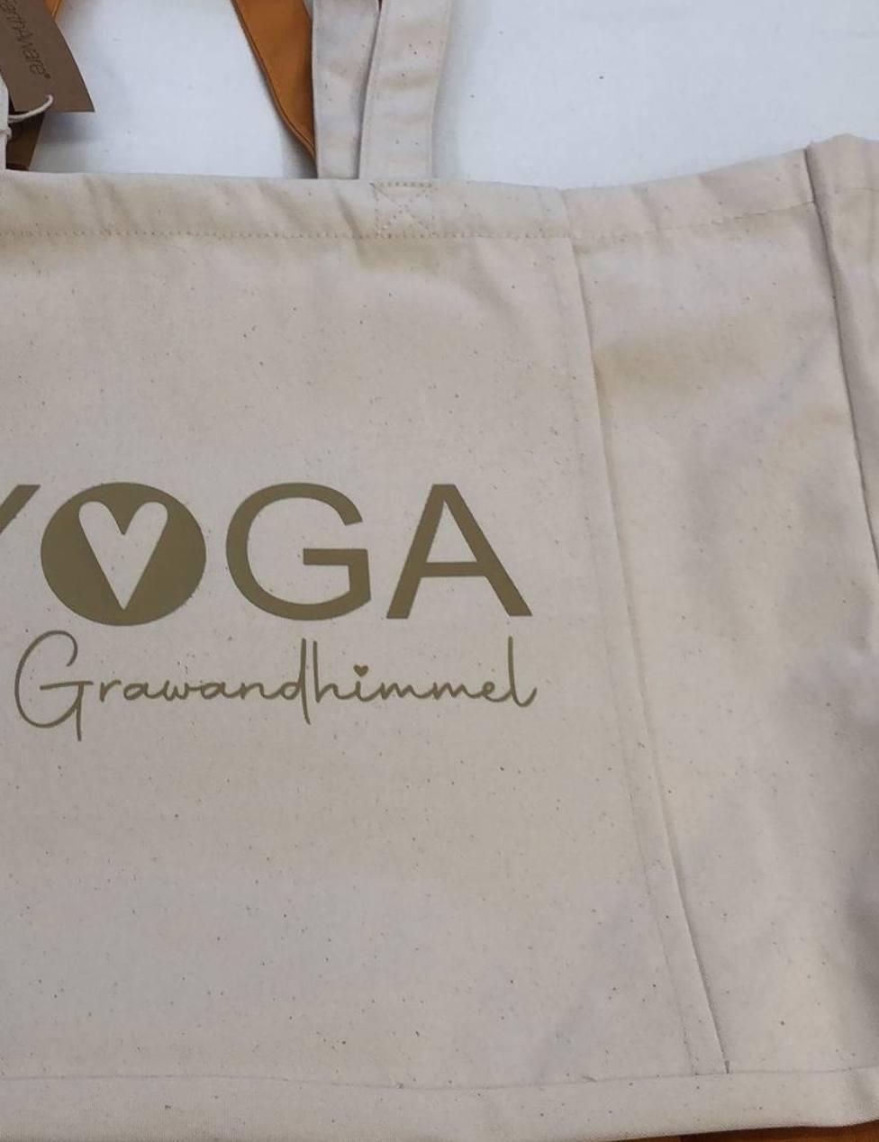 GrawandYogaTasche aus Bio Baumwolle mit verschiedene Sprüchen