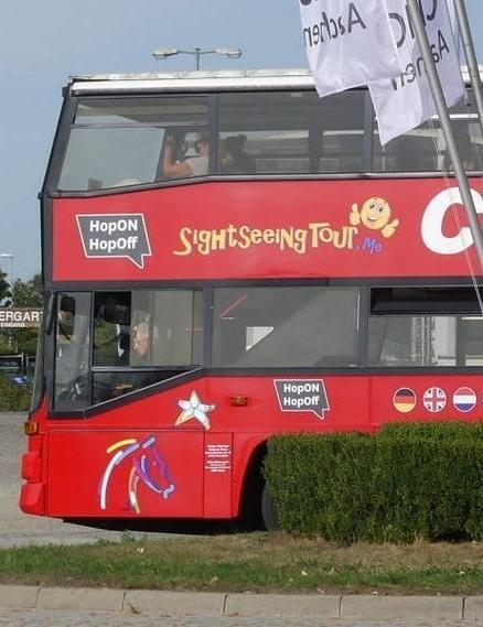 City tour by double decker bus