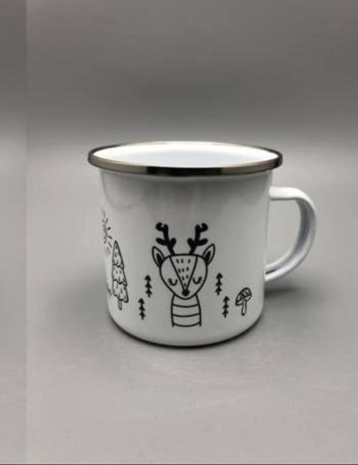GrawandEmailtasse 300ml Waldtiere