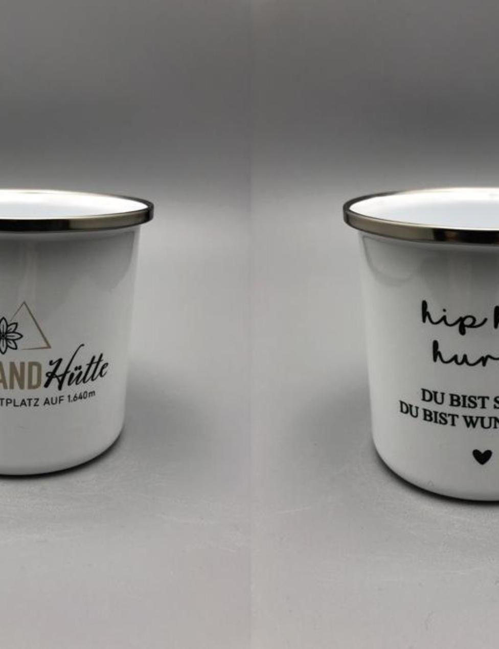 GrawandEmailtasse 300ml Hip Hip Hurra Du bist super du bist Wunderbar