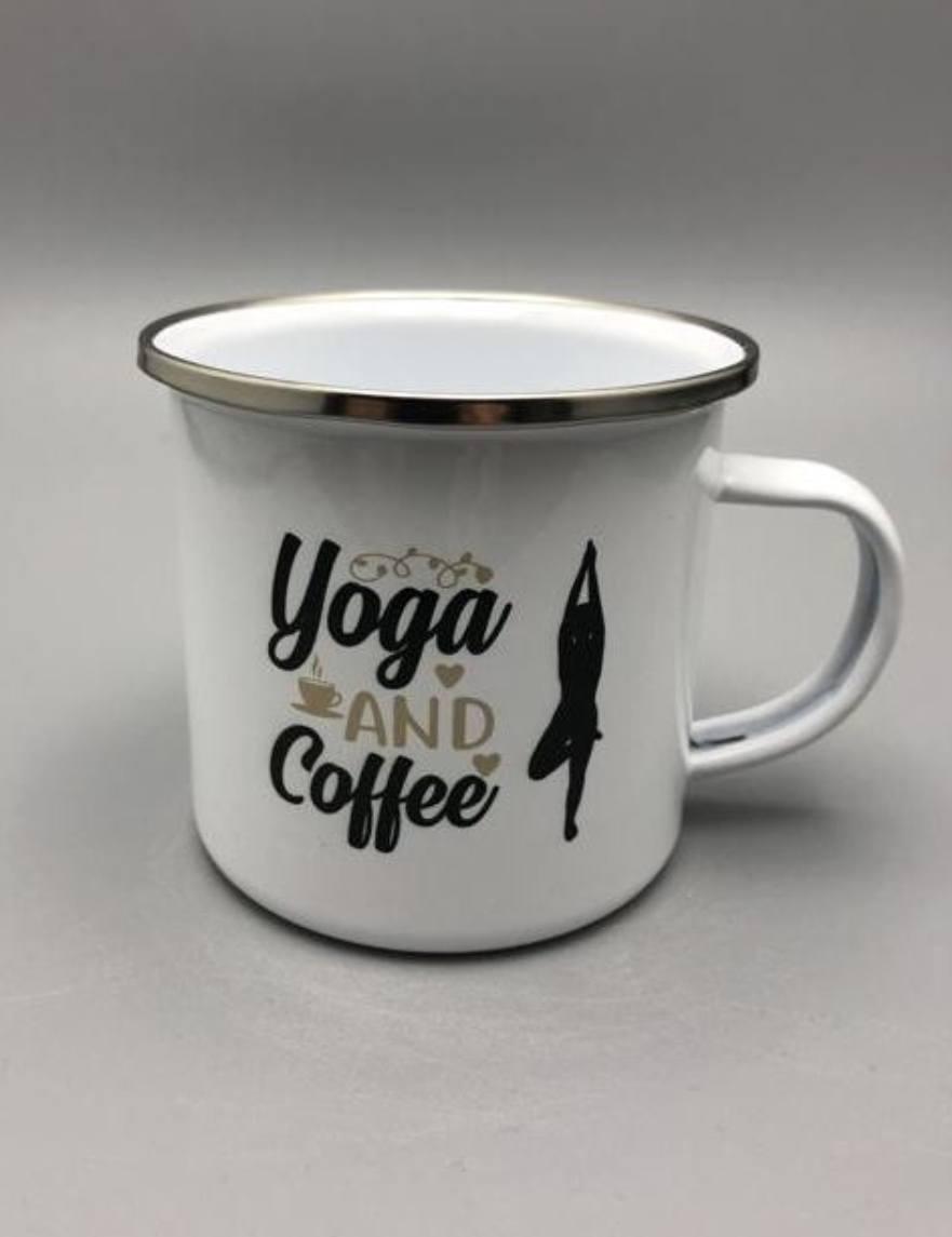 GrawandEmailtasse 300ml Yoga and Coffee