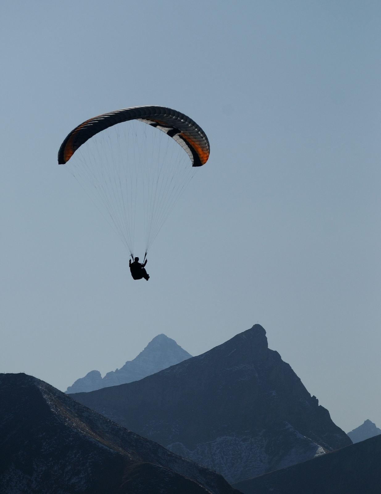 Paragliding im Tannheimer Tal.