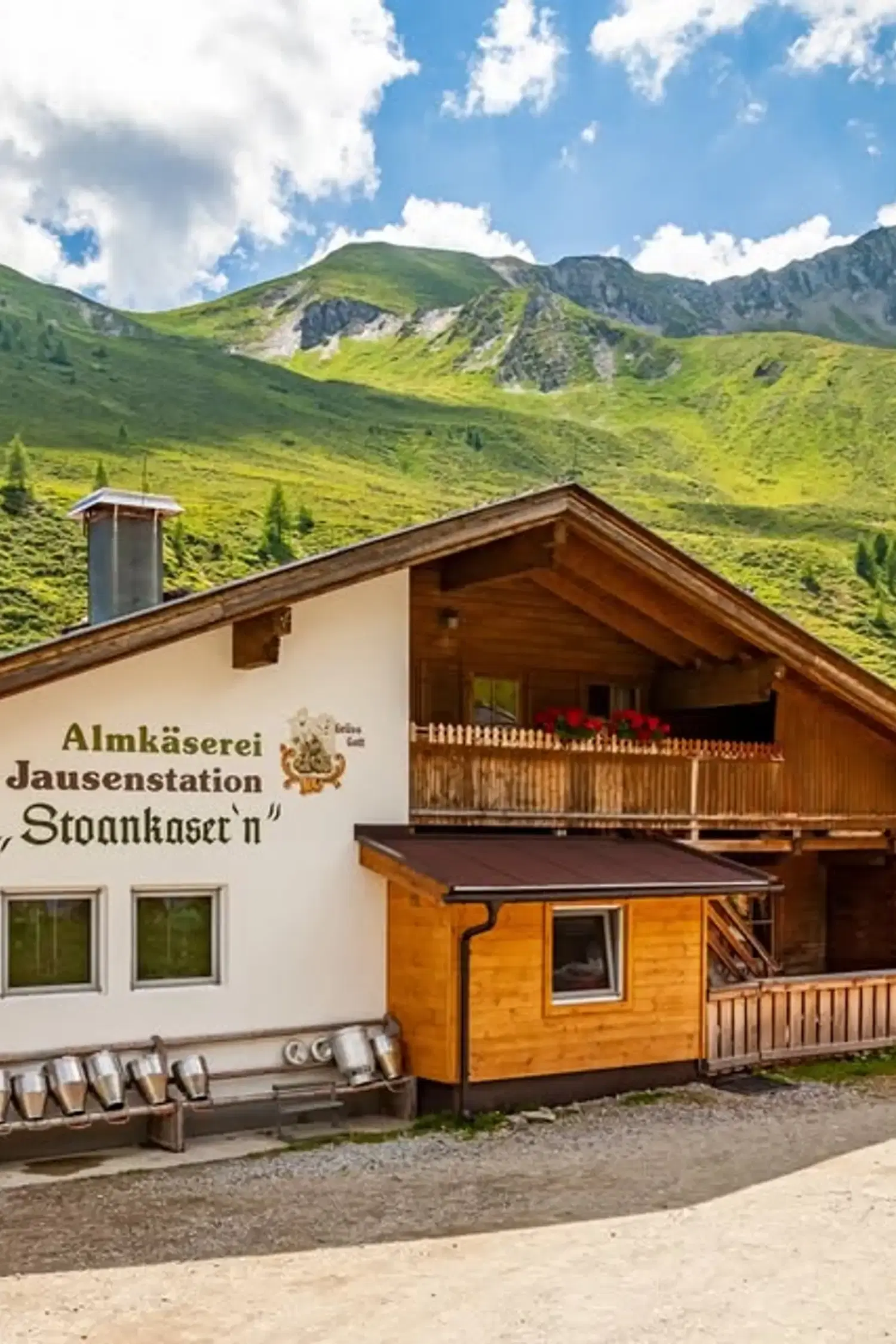 Bergkäserei Stoankasern in Juns