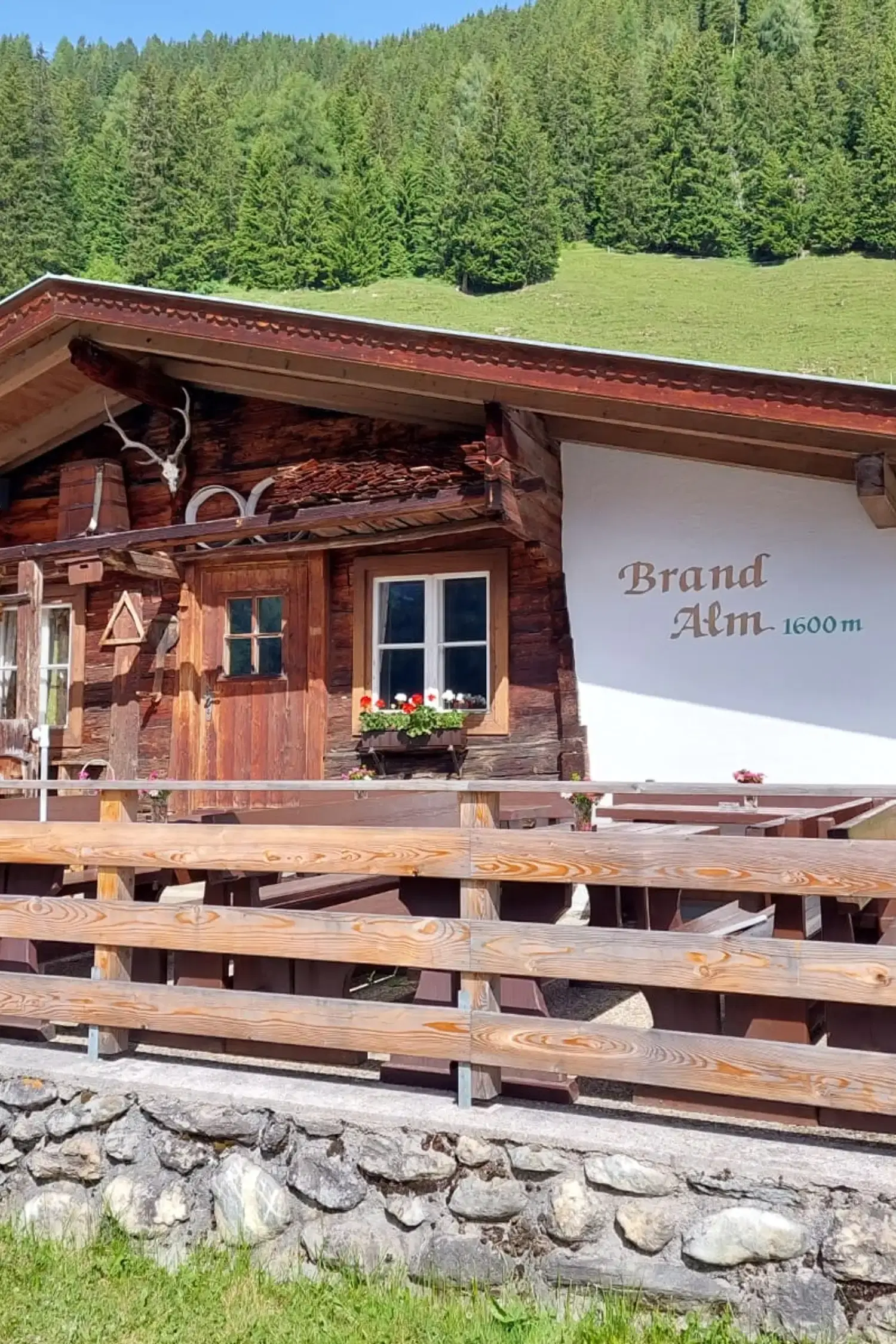 Brandalm in Juns