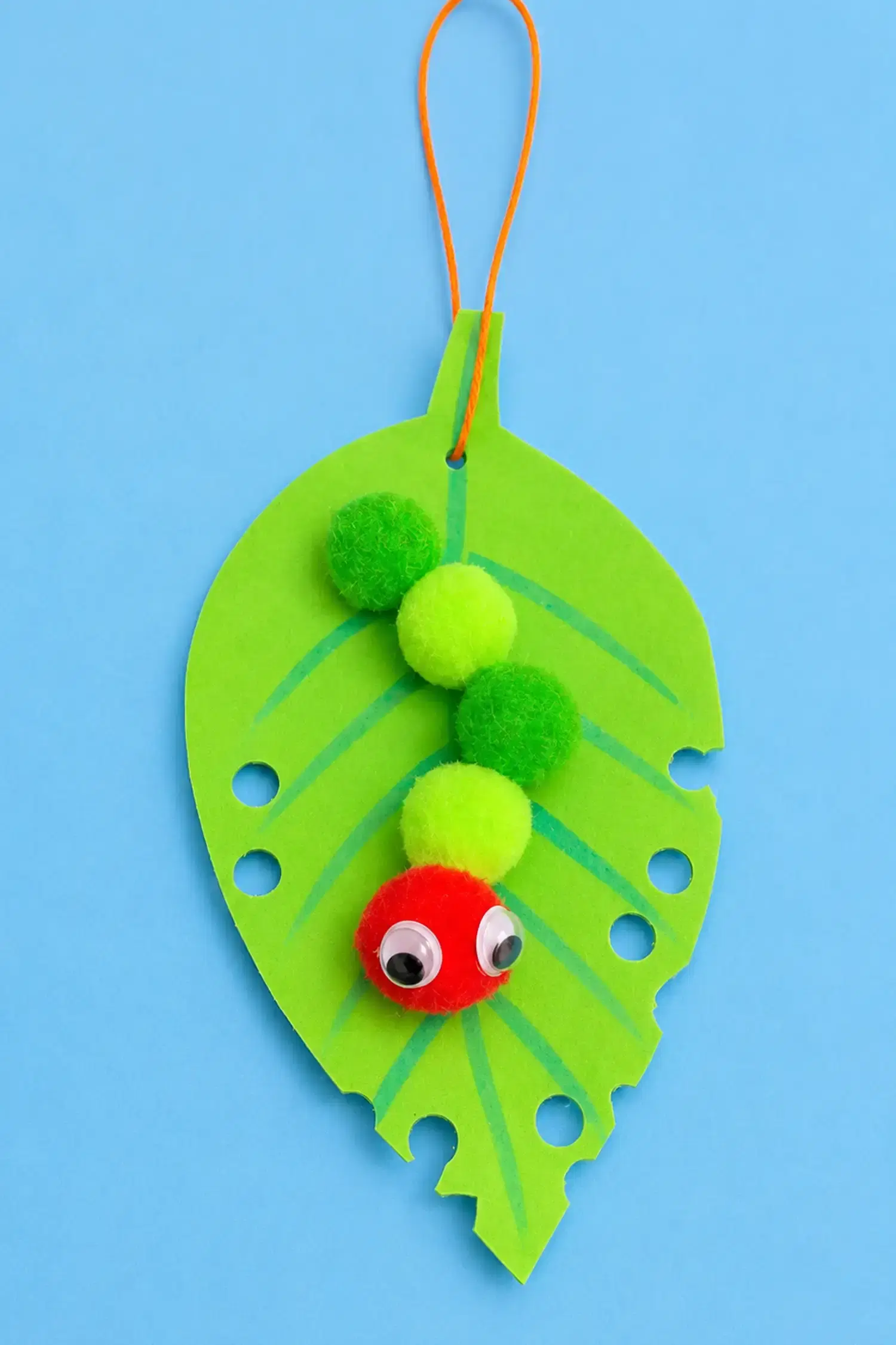 Raupe Nimmersatt basteln