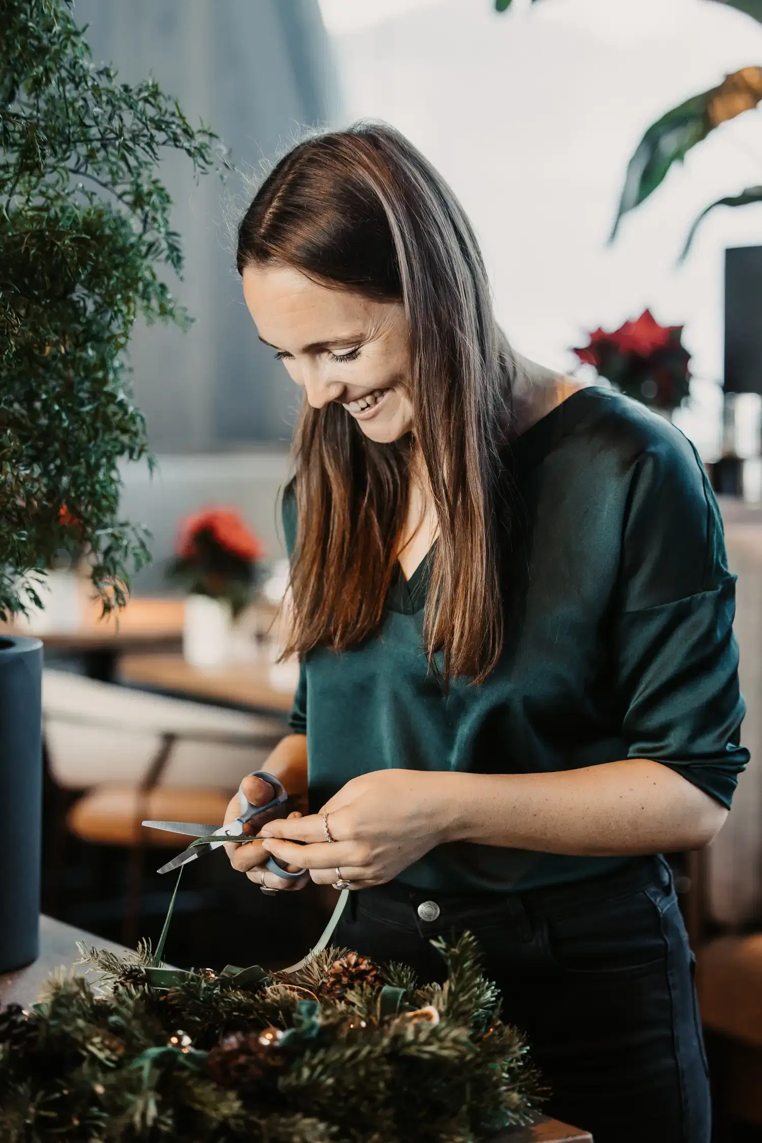 Adventkranz-Workshop mit Christiane