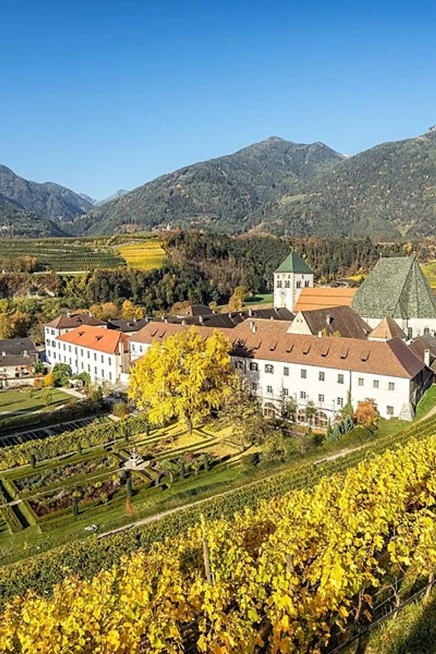 Tra le viti e le mura del monastero