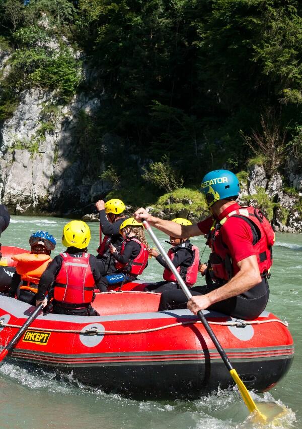 Erlebnisrafting auf der Tiroler Ache
