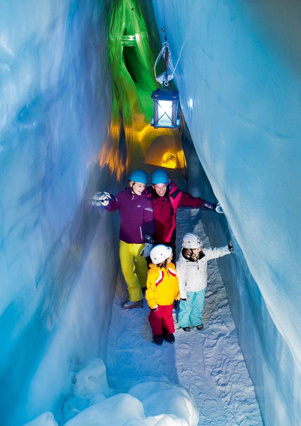 Natureis Palast im Hintertuxer Gletscher