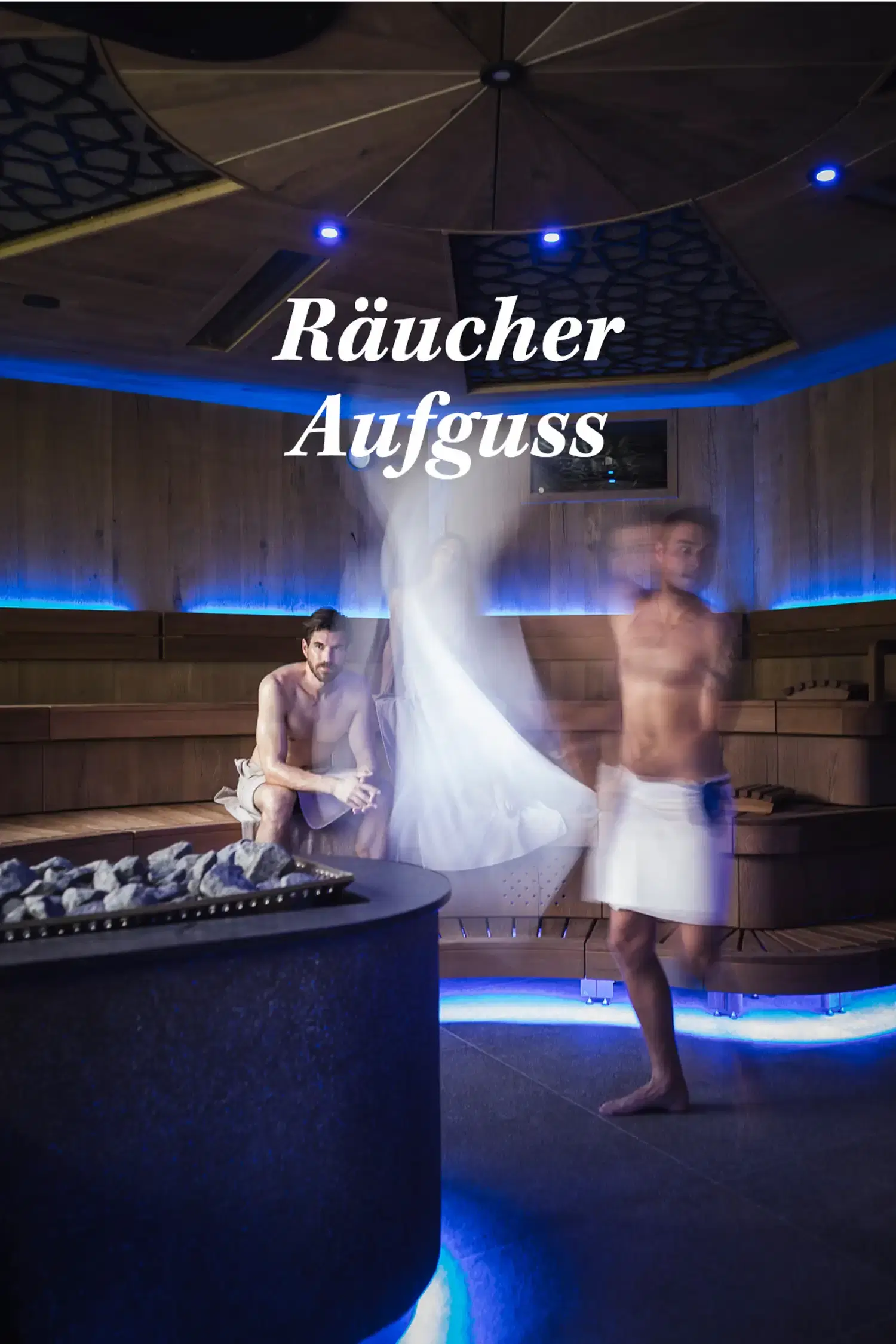 Räucher Aufguss mit Mario