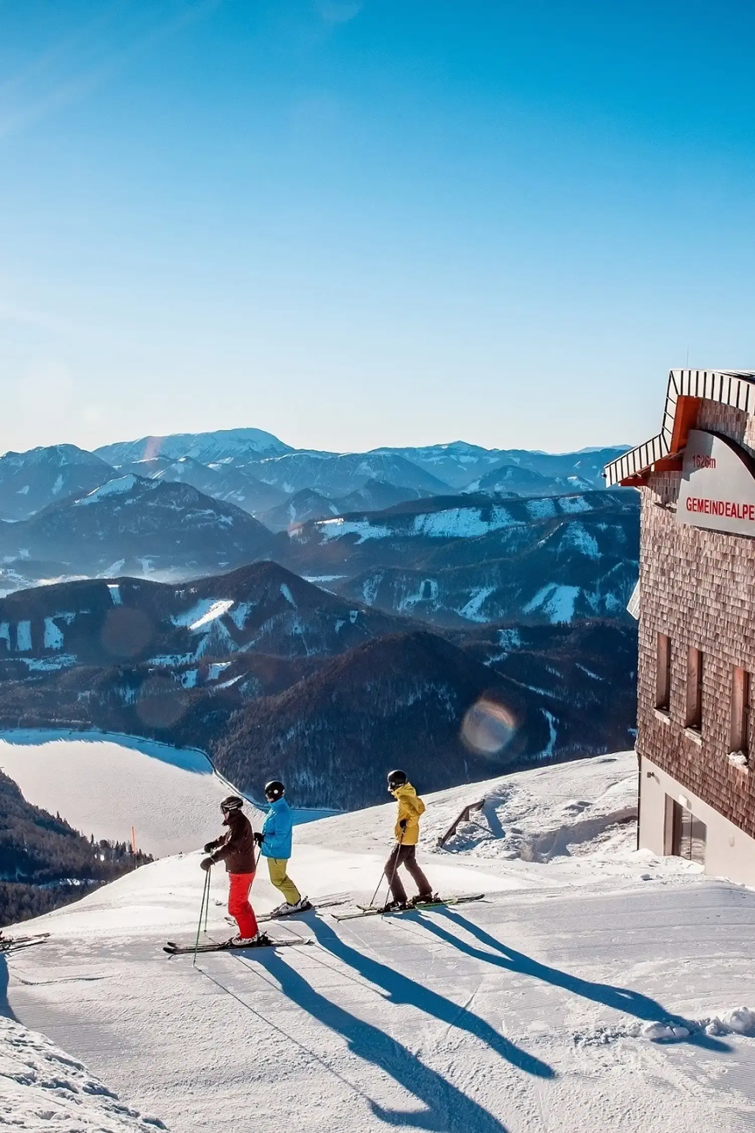 Skifahren auf der Gemeindealpe