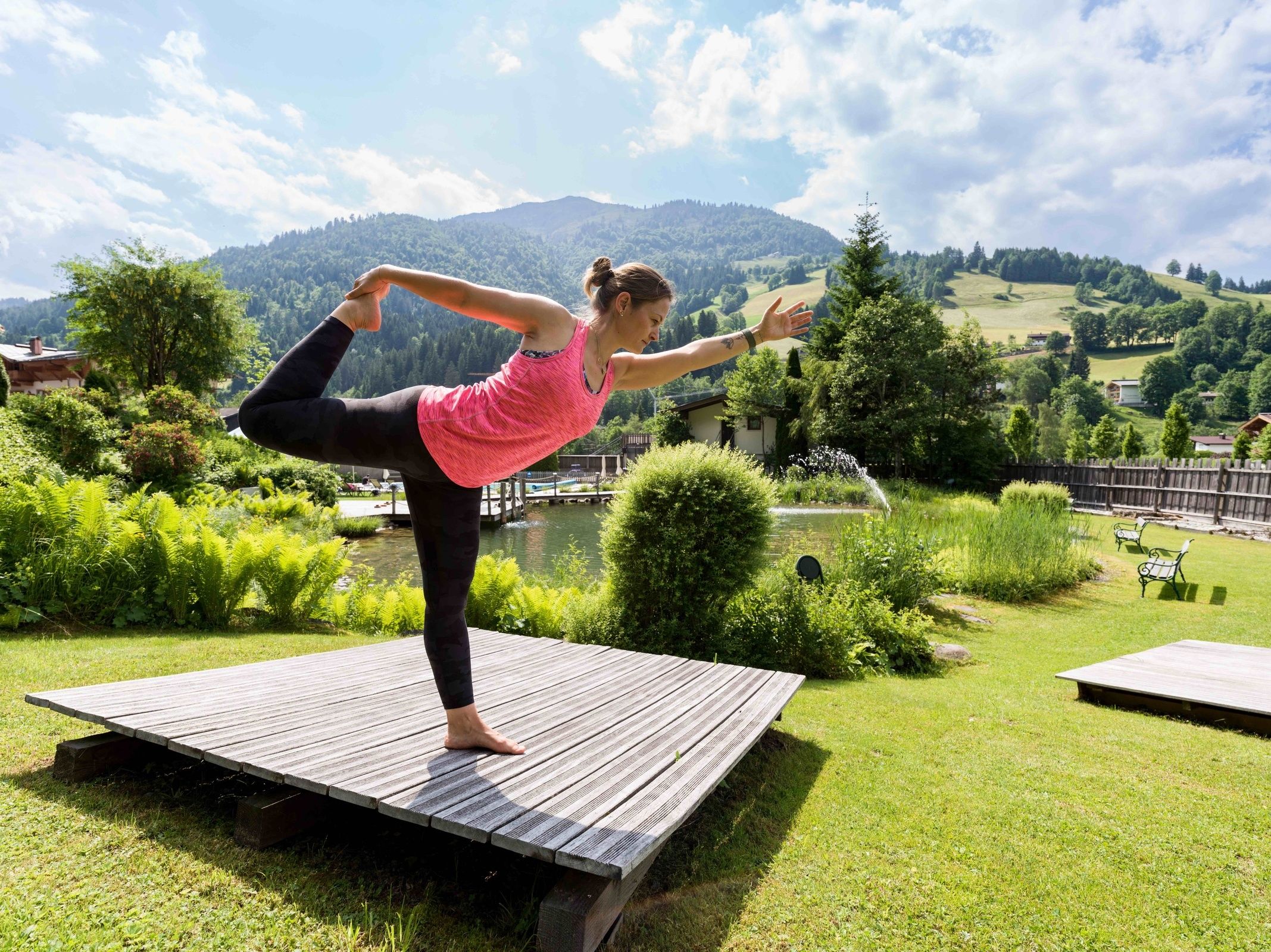 Besinnung und Erholung pur beim Yoga mit Andrea