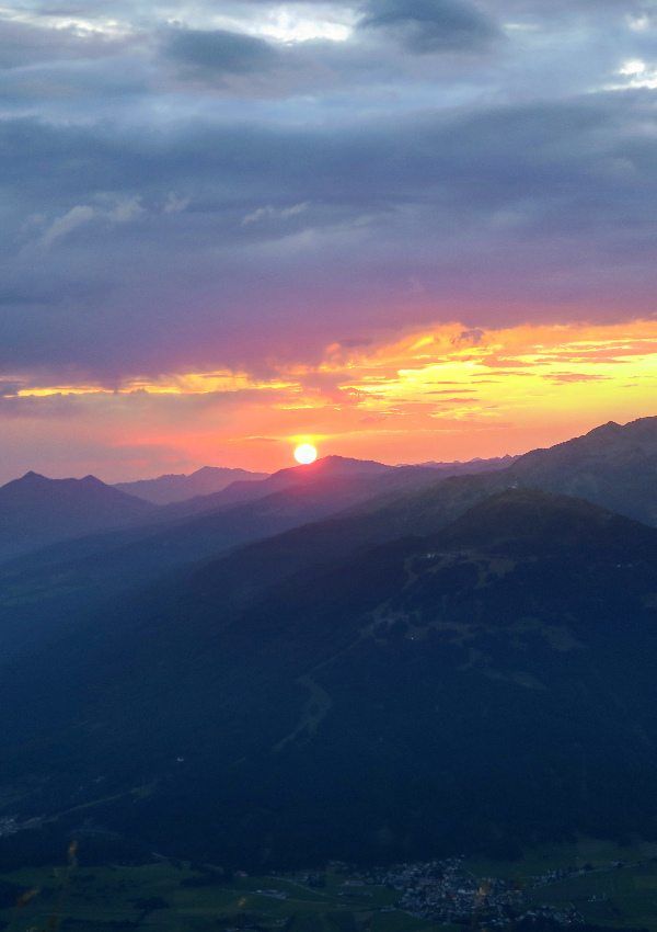 Sonnenaufgang auf der Saile 