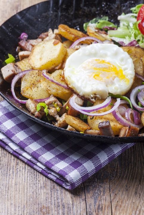 Tiroler Rezept für Tiroler Gröstl mit Spiegelei