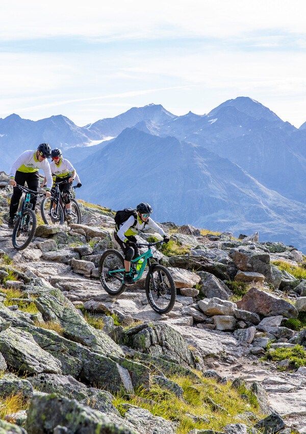Mountain Biken im Ötztal