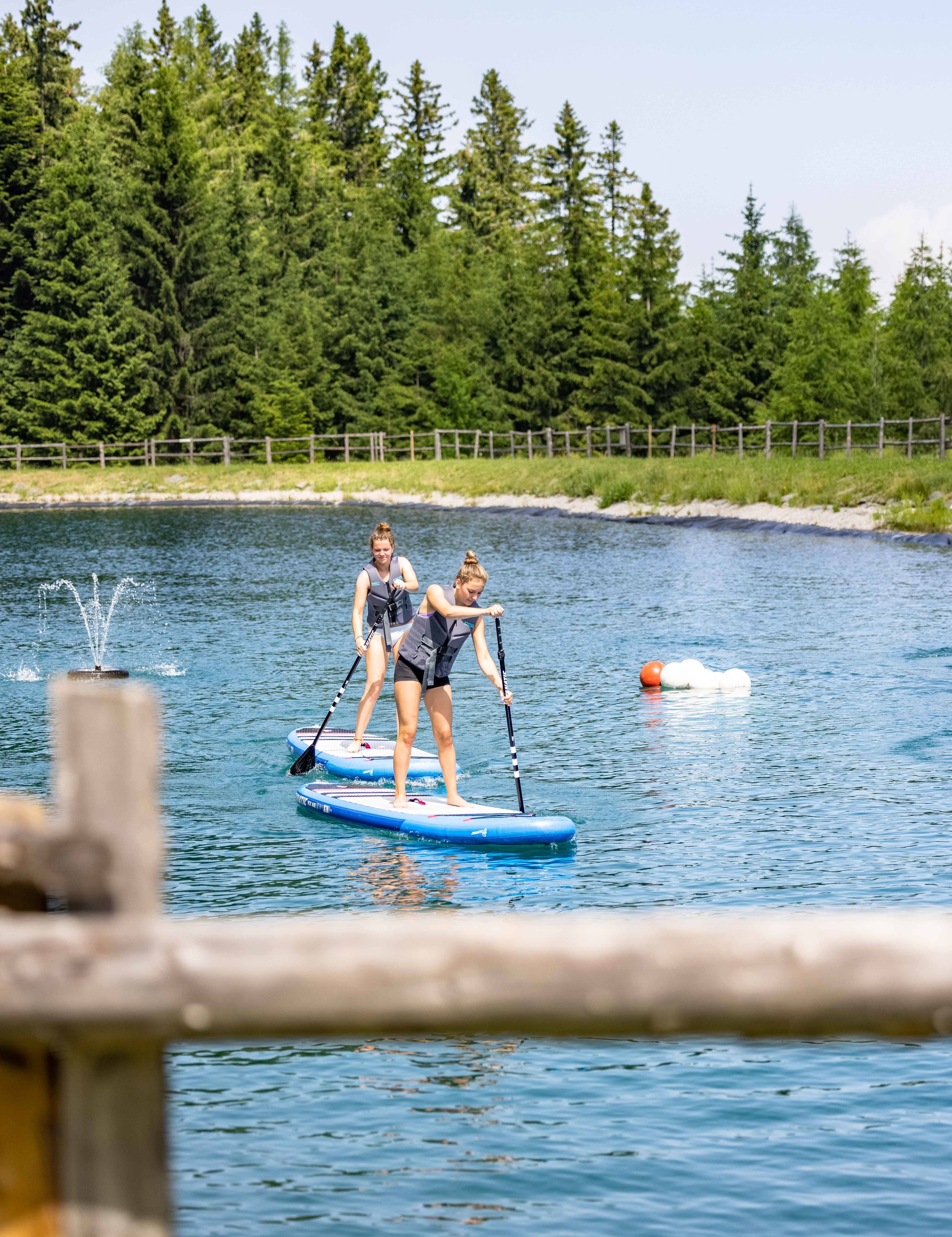Stand Up Paddling mit Ausblick