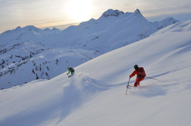 Schifahren am Arlberg