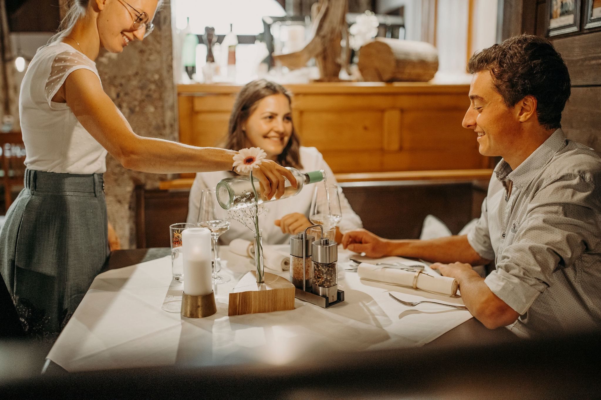 Á la carte Tisch Reservierung im Wirtshaus