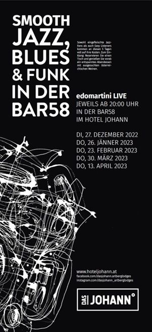 Konzertreihe Smooth Jazz, Blues & Funk im Johann