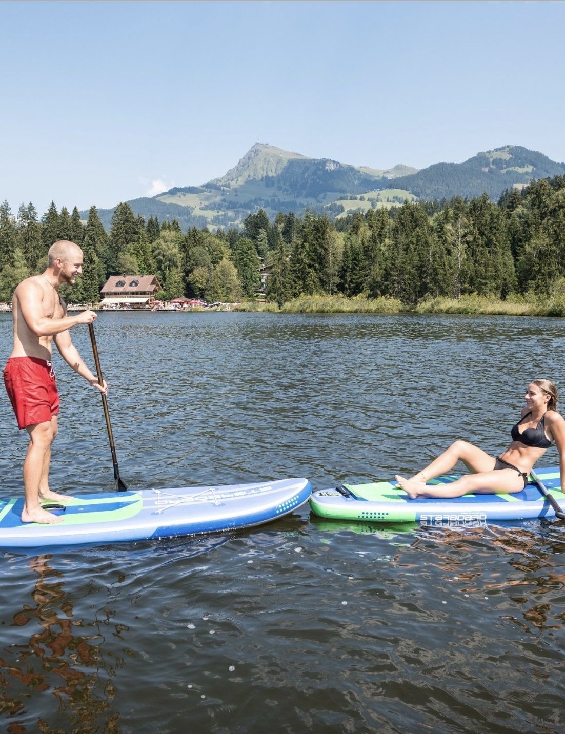Stand Up Paddling  zwischen Kitzbühler Horn und Wilder Kaiser | SUP am Schwarzsee