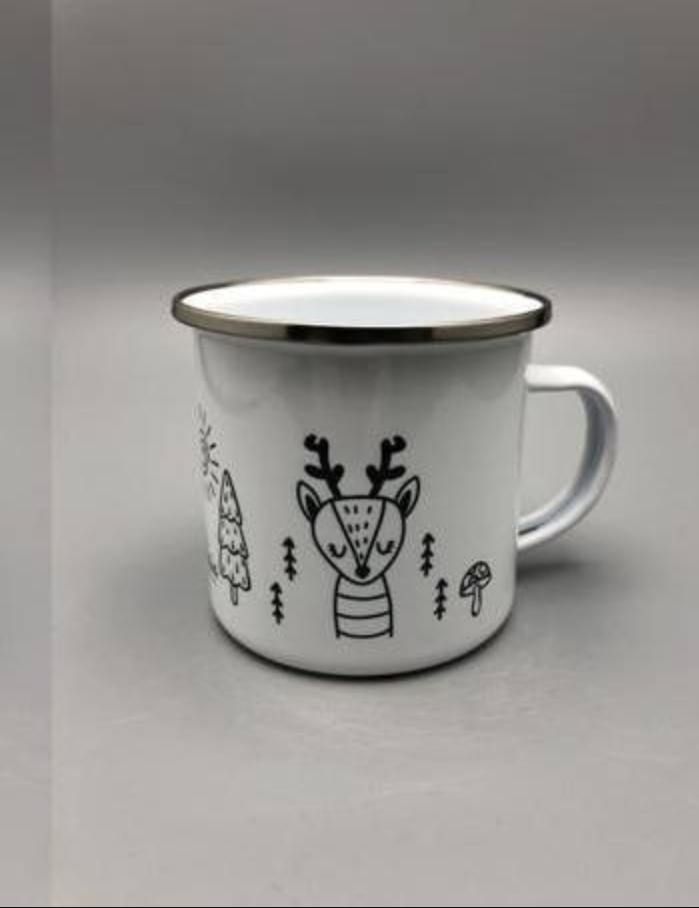 GrawandEmailtasse 300ml Waldtiere