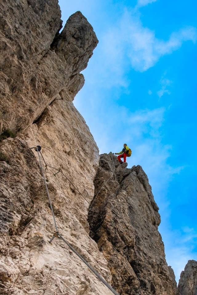 Klettersteig in St. Vigil in Enneberg