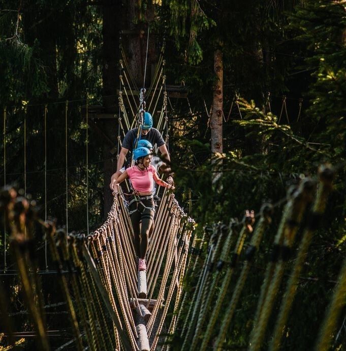 Größter Hochseilpark Europas in Hinterglemm