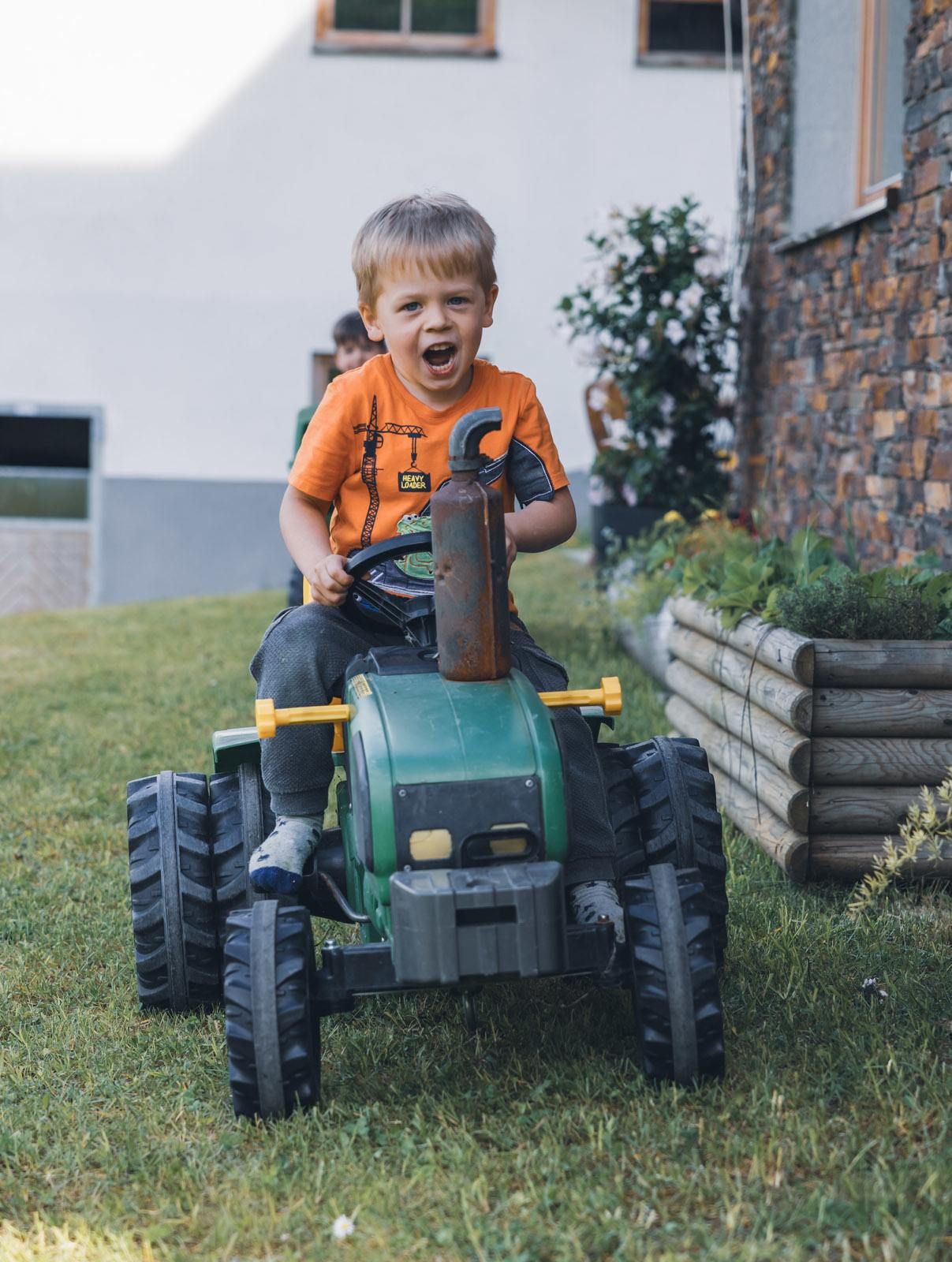 Tretfahrzeuge im Bauernhofurlaub