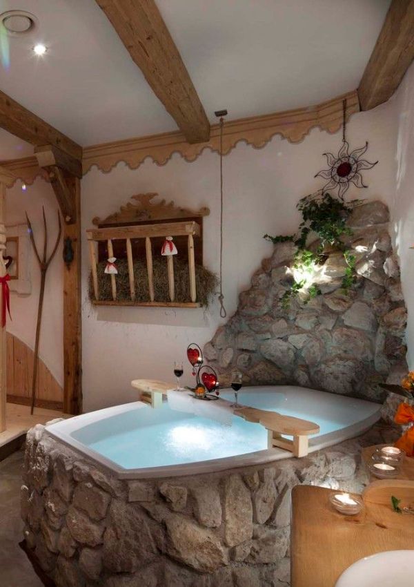 Romantisches Heublumenbad