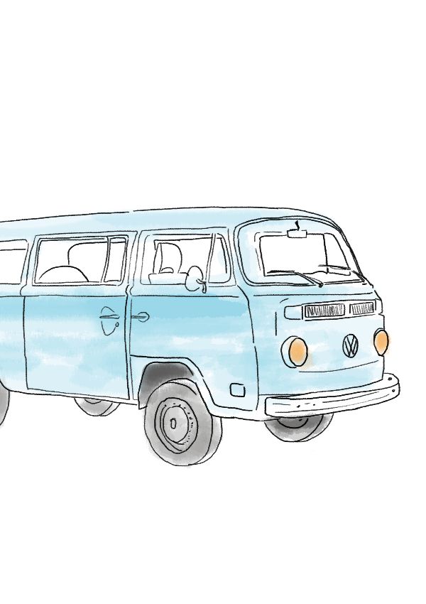 Private Bulli wine tour in VW Bus T2 (1977)