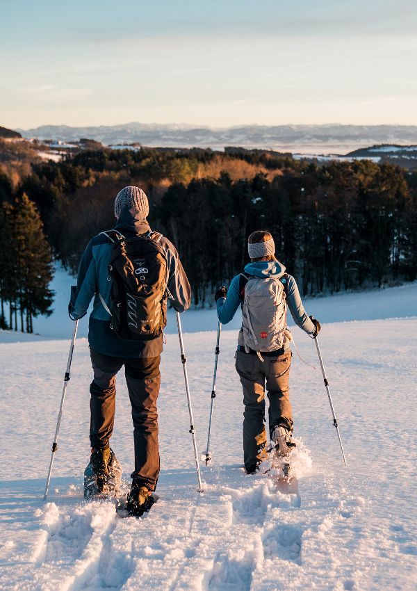 Snowshoeing in Bad Zell
