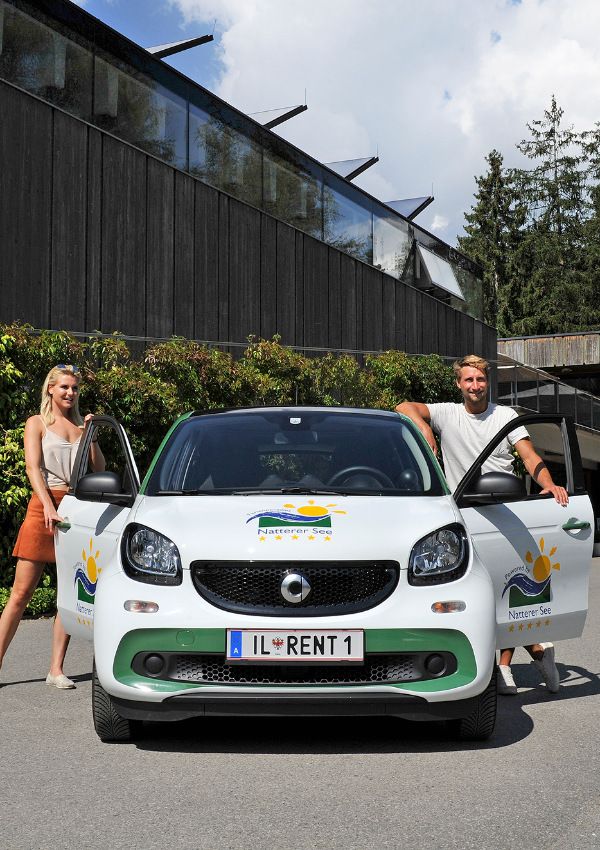 Experience Tyrol with the smart rental car