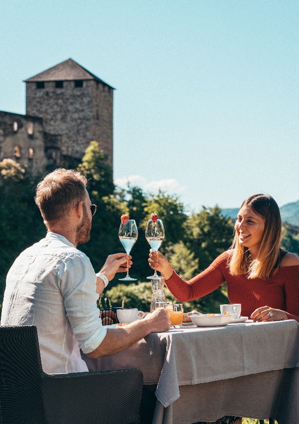 Privates Frühstück auf unserer Liegewiese
