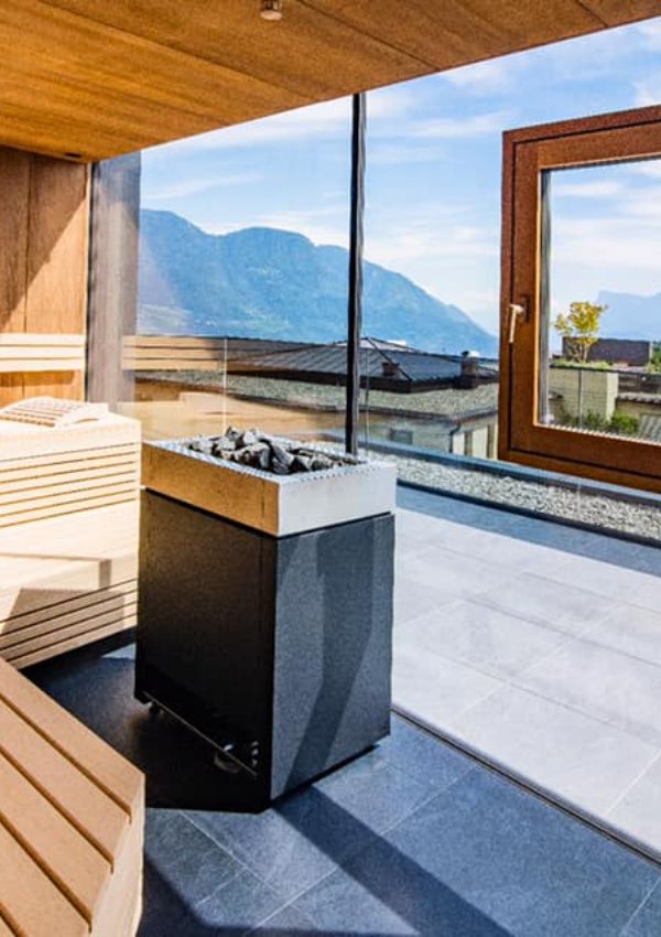 Exklusive Spa-Kombi: Sauna, Dampfbad & Roof Top Pool