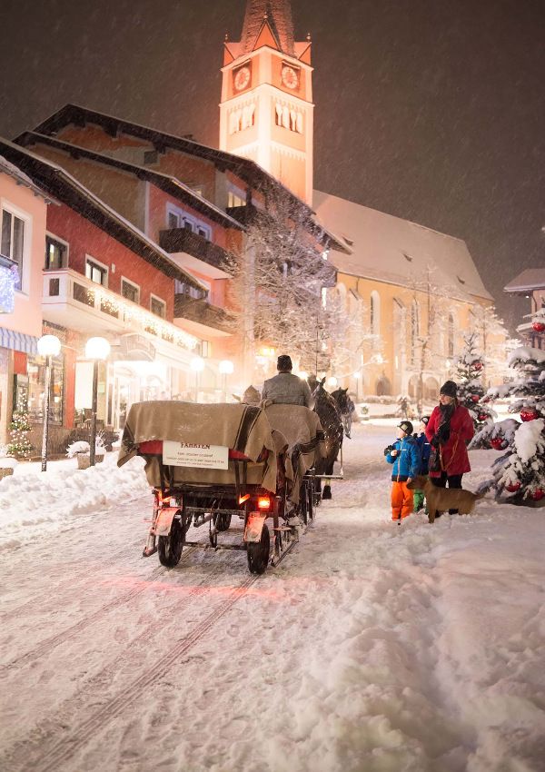 Romantische Pferdekutschenfahrt