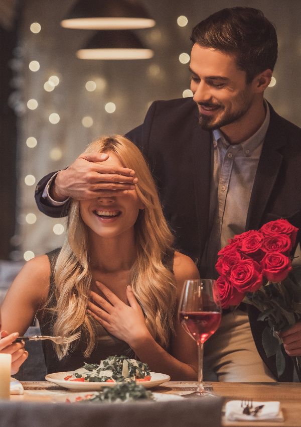 Romantisches Candlelight Dinner mit Weinbegleitung 