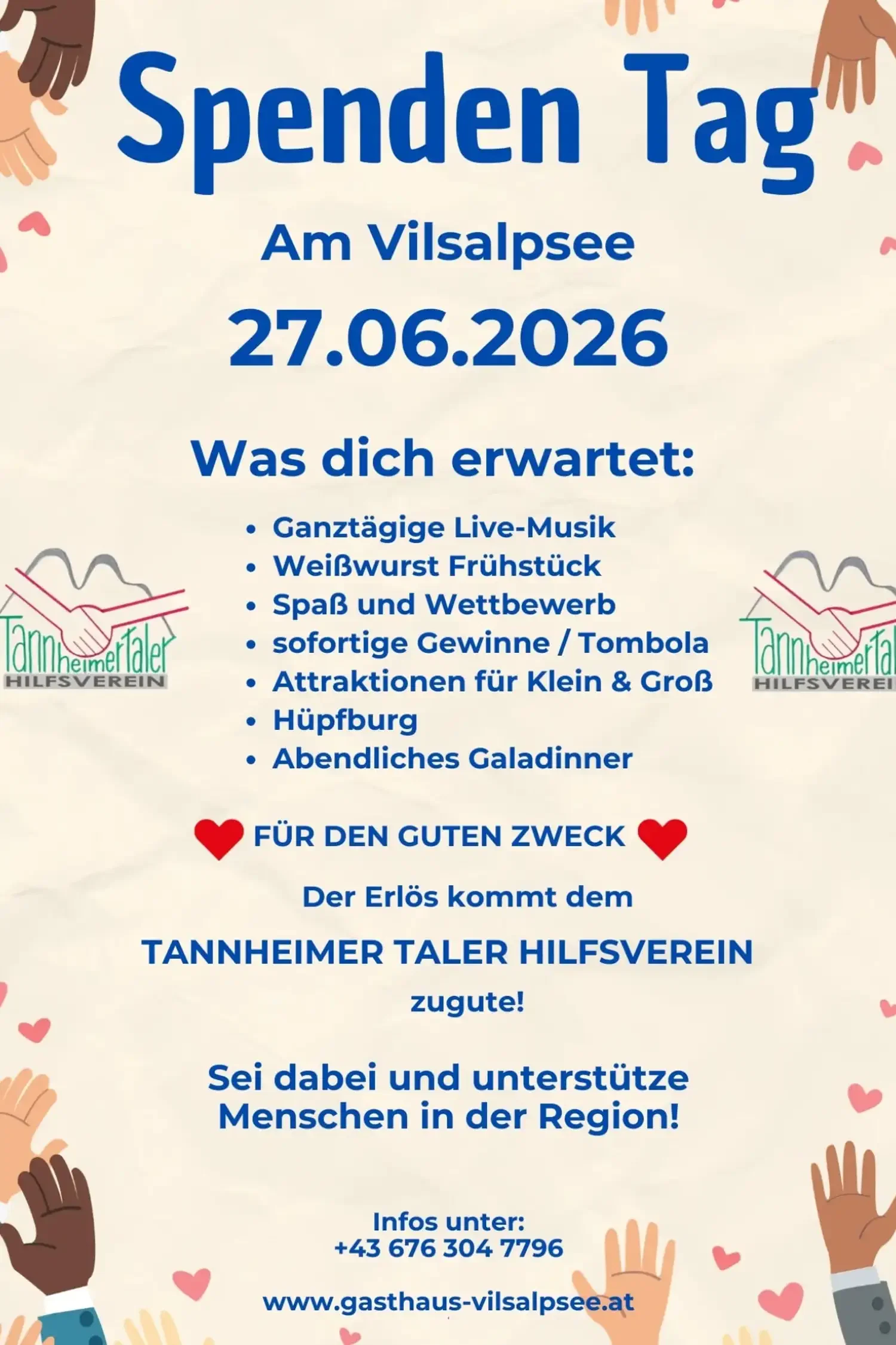 Spendentag am Vilsalpsee
