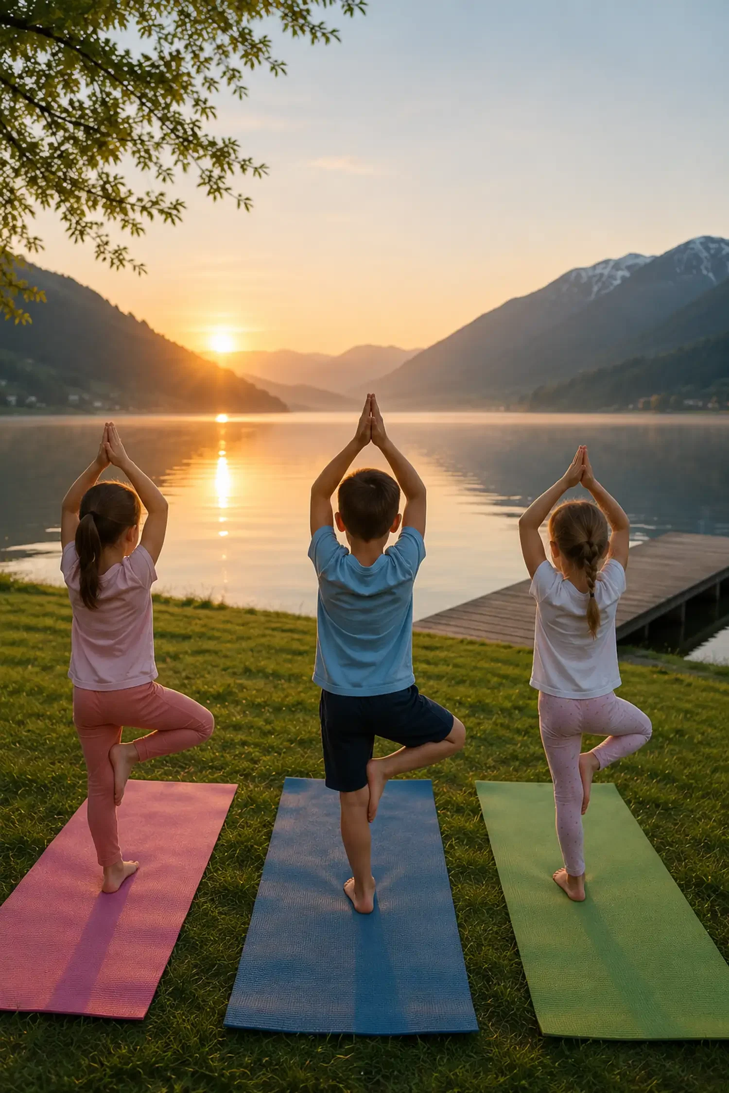Kinderyoga am Weststrand