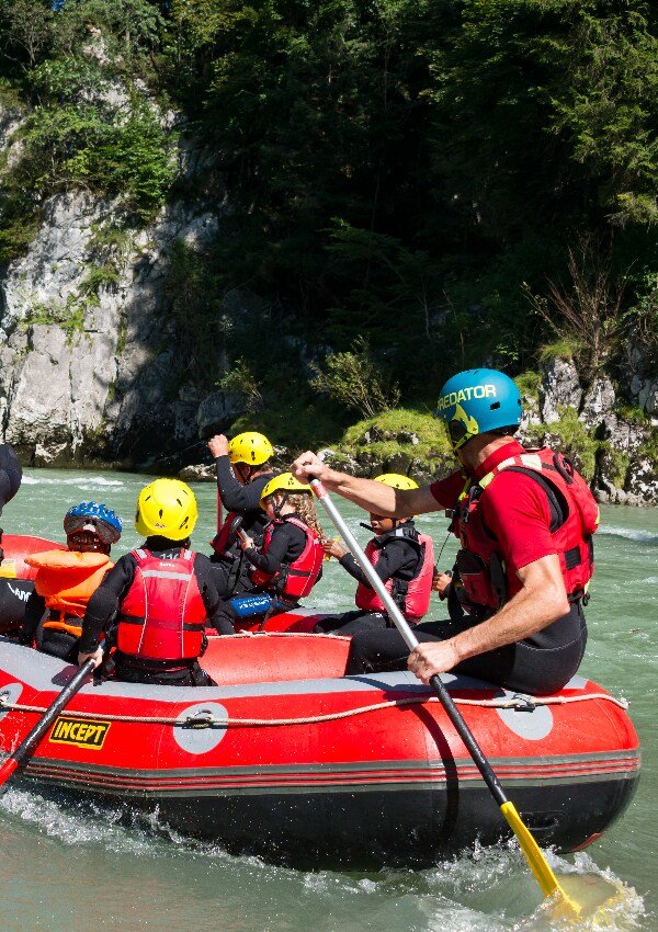 Erlebnisrafting auf der Tiroler Ache