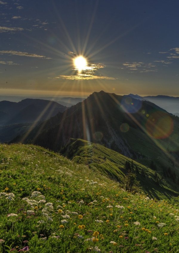 Sunset ride and full moon ride with the Hochgrat cable car