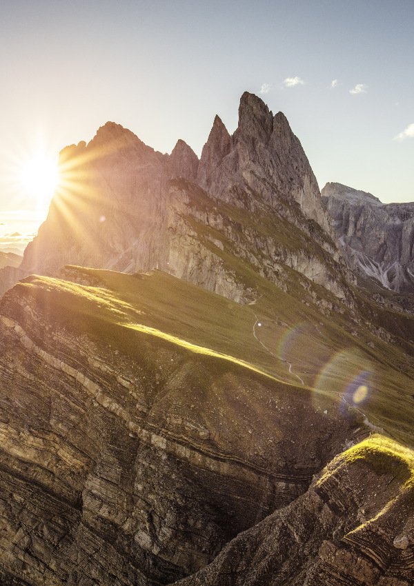 Dolomiten: Wanderung von Campill Richtung Medalges