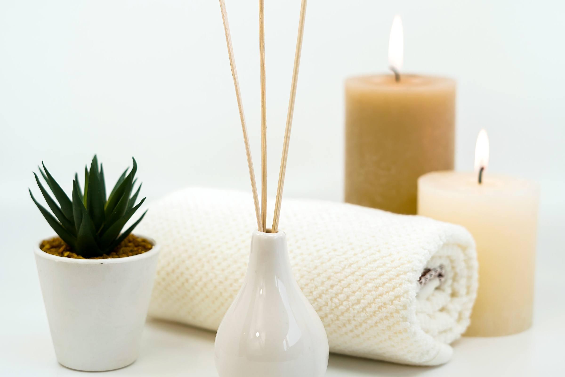 Aromatherapie mit Kerzen