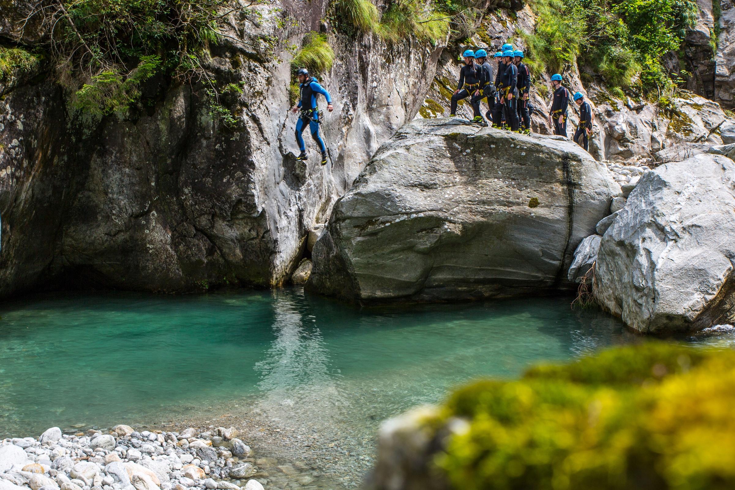 Canyoning Blue Lagoon mit Mountain Sports